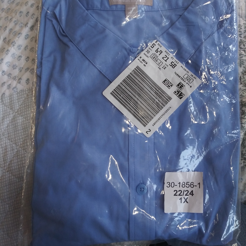 French Blue Button Down